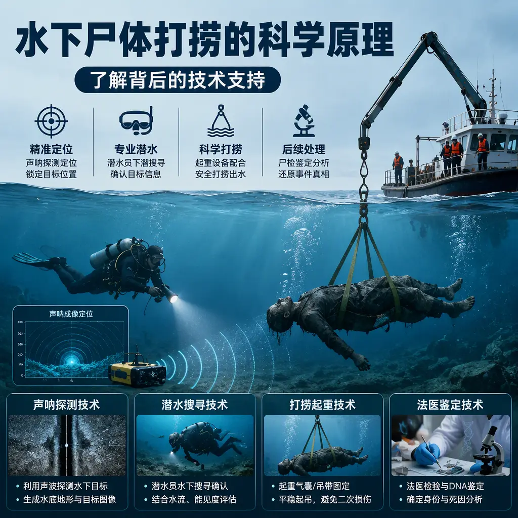 宜昌水下尸体打捞的科学原理，了解背后的技术支持